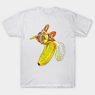 Funny French Bulldog Banana T-Shirt